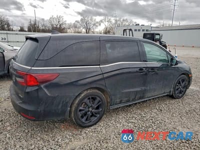 Trzecie zdjęcie samochodu z tyłu: 2023 HONDA ODYSSEY SPORT-L VIN:5FNRL6H71PB027786 - miniatura