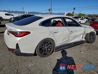 Trzecie zdjęcie samochodu z tyłu: 2023 BMW I4 EDRIVE 35 VIN:WBY43AW05PFP81982 - miniatura