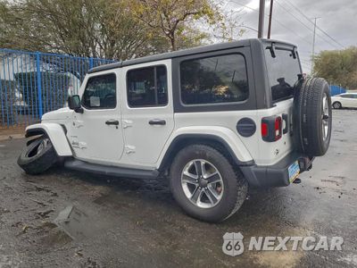 Drugie zdjęcie samochodu z przodu: 2018 JEEP WRANGLER UNLIMITED SAHARA VIN:1C4HJXEG5JW292239 - miniatura