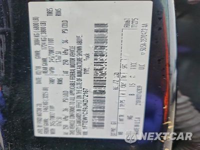 Zdjęcie 12 z 12 samochodu: 2018 FORD F150 SUPERCREW VIN:1FTEW1C59JKD72167 - miniatura