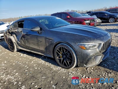 Czwarte zdjęcie samochodu z boku: 2019 MERCEDES-BENZ AMG GT 63 S VIN:WDD7X8KB8KA005960 - miniatura
