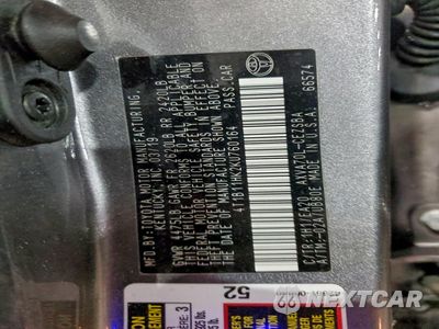 Zdjęcie 12 z 14 samochodu: 2019 TOYOTA CAMRY L VIN:4T1B11HK2KU760164 - miniatura