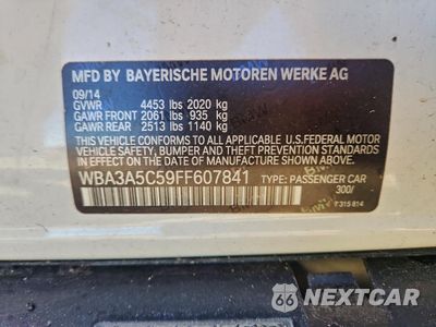 Zdjęcie 13 z 13 samochodu: 2015 BMW 328 I VIN:WBA3A5C59FF607841 - miniatura