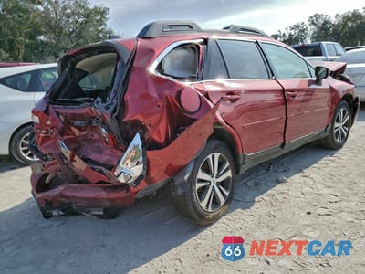 Trzecie zdjęcie samochodu z tyłu: 2019 SUBARU OUTBACK 2.5I LIMITED VIN:4S4BSANC4K3376760 - miniatura