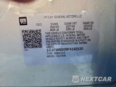 Zdjęcie 12 z 12 samochodu: 2023 CHEVROLET BOLT EV 1LT VIN:1G1FW6S09P4182530 - miniatura
