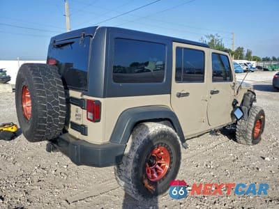 Trzecie zdjęcie samochodu z tyłu: 2018 JEEP WRANGLER UNLIMITED SPORT VIN:1C4BJWDG2JL805174 - miniatura