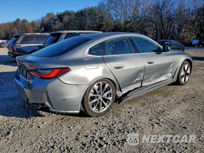 Trzecie zdjęcie samochodu z tyłu: 2024 BMW I4 EDRIVE 35 VIN:WBY43AW08RFS88445 - miniatura