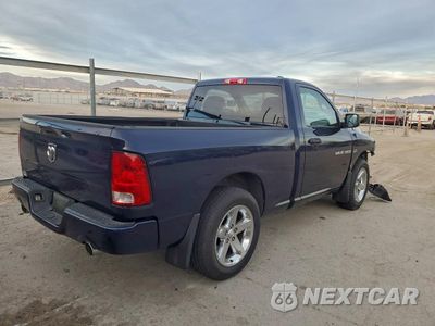 Trzecie zdjęcie samochodu z tyłu: 2012 DODGE RAM 1500 S VIN:3C6JD6AT8CG276762 - miniatura