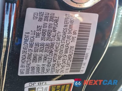 Zdjęcie 13 z 16 samochodu: 2024 ACURA RDX A-SPEC ADVANCE VIN:5J8TC2H83RL012795 - miniatura