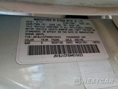 Zdjęcie 13 z 13 samochodu: 2017 NISSAN ROGUE SPORT S VIN:JN1BJ1CPXHW010423 - miniatura