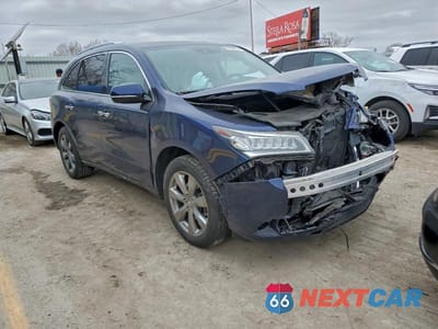 Czwarte zdjęcie samochodu z boku: 2016 ACURA MDX ADVANCE VIN:5FRYD4H92GB010251 - miniatura
