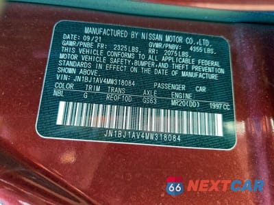 Zdjęcie 12 z 12 samochodu: 2021 NISSAN ROGUE SPORT S VIN:JN1BJ1AV4MW318084 - miniatura