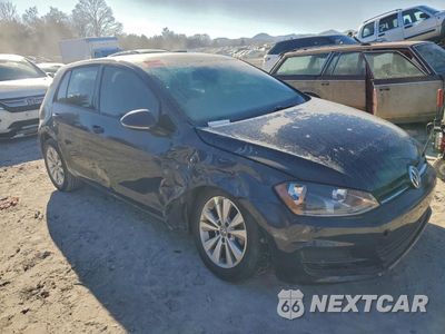 Czwarte zdjęcie samochodu z boku: 2015 VOLKSWAGEN GOLF TDI VIN:3VW2A7AU5FM029464 - miniatura