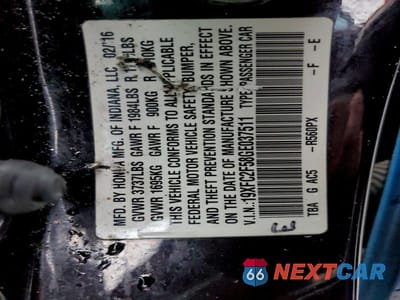 Zdjęcie 13 z 13 samochodu: 2016 HONDA CIVIC LX VIN:19XFC2F58GE037511 - miniatura