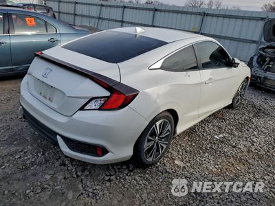 Trzecie zdjęcie samochodu z tyłu: 2017 HONDA CIVIC EXL VIN:2HGFC3B78HH354483 - miniatura