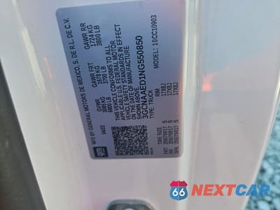 Zdjęcie 12 z 12 samochodu: 2022 CHEVROLET SILVERADO C1500 VIN:3GCNAAED1NG550850 - miniatura