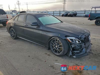Czwarte zdjęcie samochodu z boku: 2016 MERCEDES-BENZ C 450 4MATIC AMG VIN:55SWF6EBXGU157518 - miniatura