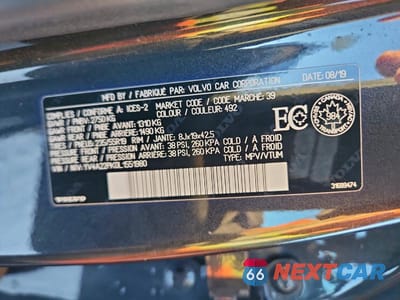 Zdjęcie 13 z 13 samochodu: 2020 VOLVO XC90 T6 MOMENTUM VIN:YV4A22PK0L1551980 - miniatura