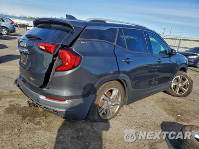 Trzecie zdjęcie samochodu z tyłu: 2018 GMC TERRAIN SLT VIN:3GKALVEV9JL329253 - miniatura