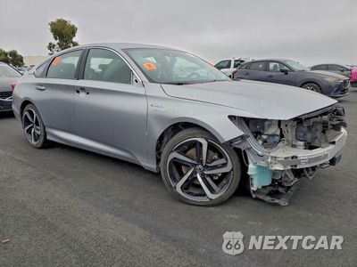 Czwarte zdjęcie samochodu z boku: 2022 HONDA ACCORD HYBRID SPORT VIN:1HGCV3F23NA022618 - miniatura