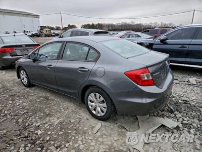 Drugie zdjęcie samochodu z przodu: 2012 HONDA CIVIC LX VIN:19XFB2F50CE375238 - miniatura