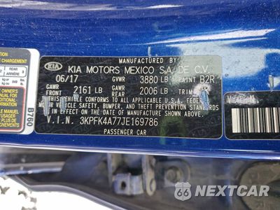Zdjęcie 13 z 14 samochodu: 2018 KIA FORTE LX VIN:3KPFK4A77JE169786 - miniatura
