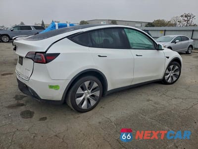 Trzecie zdjęcie samochodu z tyłu: 2022 TESLA MODEL Y VIN:7SAYGDEE2NF449802 - miniatura