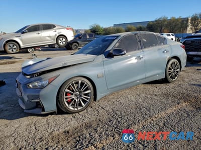 2021 INFINITI Q50 RED SPORT 400 JN1FV7DR7MM880600 - główne zdjęcie licytacji z USA - miniatura