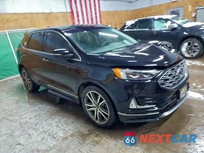 Czwarte zdjęcie samochodu z boku: 2019 FORD EDGE TITANIUM VIN:2FMPK4K99KBB58555 - miniatura