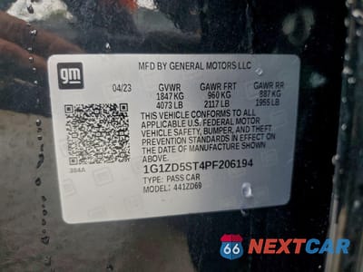 Zdjęcie 13 z 13 samochodu: 2023 CHEVROLET MALIBU LT VIN:1G1ZD5ST4PF206194 - miniatura