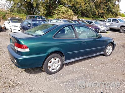 Trzecie zdjęcie samochodu z tyłu: 2000 HONDA CIVIC EX VIN:1HGEJ8246YL072298 - miniatura