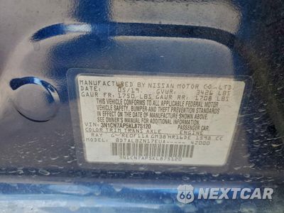 Zdjęcie 13 z 15 samochodu: 2019 NISSAN VERSA S VIN:3N1CN7AP5KL875120 - miniatura