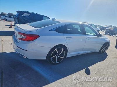Trzecie zdjęcie samochodu z tyłu: 2020 HONDA ACCORD SPORT VIN:1HGCV1F3XLA107255 - miniatura