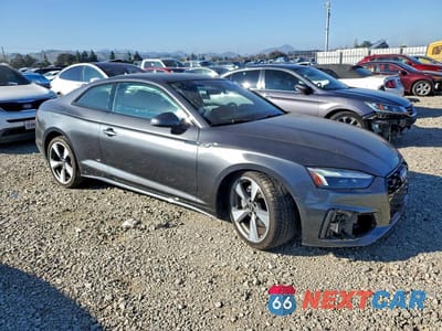 Czwarte zdjęcie samochodu z boku: 2020 AUDI A5 PREMIUM PLUS VIN:WAUTNAF51LA003623 - miniatura