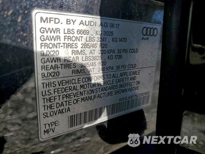 Zdjęcie 13 z 13 samochodu: 2018 AUDI Q7 PREMIUM PLUS VIN:WA1LAAF79JD001933 - miniatura