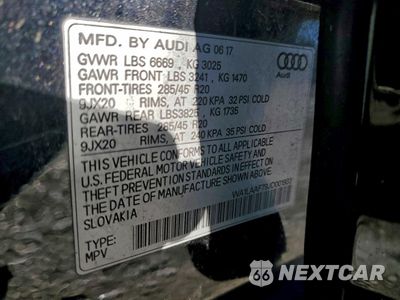 Zdjęcie 13 z 13 samochodu: 2018 AUDI Q7 PREMIUM PLUS VIN:WA1LAAF79JD001933 - miniatura