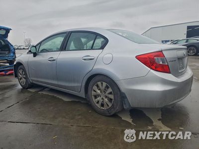 Drugie zdjęcie samochodu z przodu: 2012 HONDA CIVIC LX VIN:19XFB2F53CE327247 - miniatura