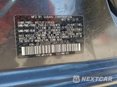 Zdjęcie 12 z 13 samochodu: 2024 SUBARU CROSSTREK VIN:JF2GUABC0R8328258 - miniatura