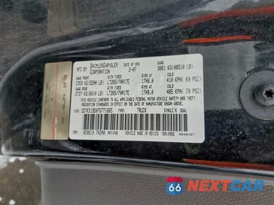 Zdjęcie 13 z 13 samochodu: 2007 DODGE RAM 1500 VIN:3D7KS19D07G771665 - miniatura