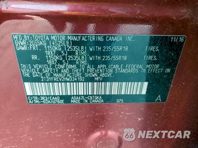 Zdjęcie 14 z 16 samochodu: 2017 TOYOTA RAV4 LIMITED VIN:2T3YFREV2HW334192 - miniatura