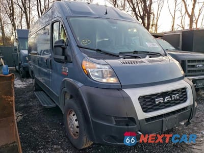 Czwarte zdjęcie samochodu z boku: 2020 RAM PROMASTER DELIVERY VAN VIN:3C6URVJG9LE133942 - miniatura