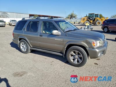 Czwarte zdjęcie samochodu z boku: 2003 NISSAN PATHFINDER LE VIN:JN8DR09X23W706352 - miniatura