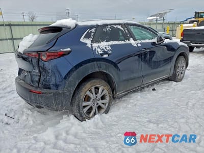 Trzecie zdjęcie samochodu z tyłu: 2022 MAZDA CX-30 SELECT VIN:3MVDMBBL0NM408395 - miniatura