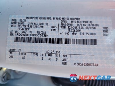 Zdjęcie 13 z 14 samochodu: 2023 FORD F550 SUPER DUTY VIN:1FD0W5HT3PEC54384 - miniatura