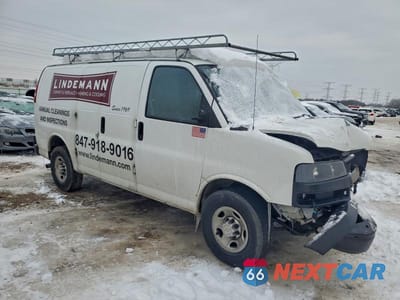 Czwarte zdjęcie samochodu z boku: 2021 CHEVROLET EXPRESS DELIVERY VAN VIN:1GCWGAFPXM1228247 - miniatura