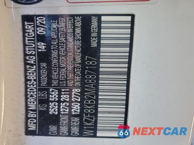 Zdjęcie 13 z 13 samochodu: 2021 MERCEDES-BENZ E 63 AMG-S 4MATIC VIN:W1KZF8KB2MA887187 - miniatura