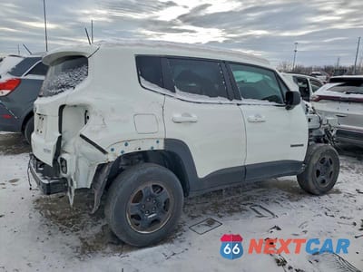 Trzecie zdjęcie samochodu z tyłu: 2022 JEEP RENEGADE LATITUDE VIN:ZACNJDB10NPN90182 - miniatura