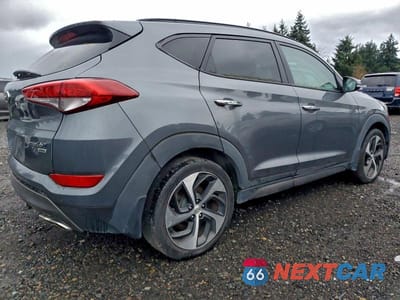 Trzecie zdjęcie samochodu z tyłu: 2016 HYUNDAI TUCSON LIMITED VIN:KM8J3CA21GU117467 - miniatura
