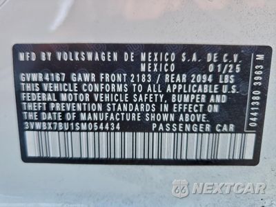 Zdjęcie 12 z 15 samochodu: 2025 VOLKSWAGEN JETTA SPORT VIN:3VWBX7BU1SM054434 - miniatura