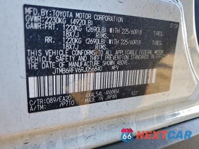 Zdjęcie 13 z 13 samochodu: 2024 TOYOTA RAV4 XLE PREMIUM VIN:JTMB6RFV6RJ056840 - miniatura